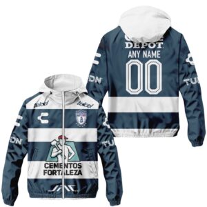 Liga MX C.F. Pachuca Personalized Home Winbreaker Outdoor Jacket