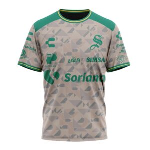 Liga MX Club Santos Laguna Personalized 25/26 Away Unisex Performance T-Shirt