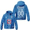 Liga MX Cruz Azul Personalized Home Winbreaker Outdoor Jacket
