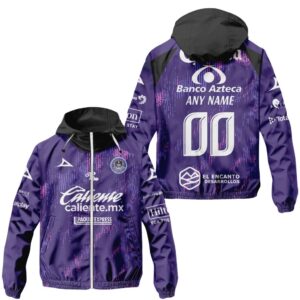 Liga MX Mazatlan F.C Personalized Home Winbreaker Outdoor Jacket