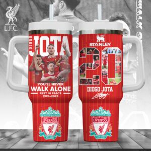 Liverpool FC x Diogo Jota Rest in peace 40oz Stanley Tumbler CLD1084