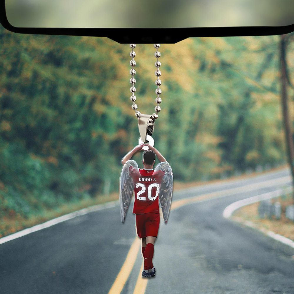 Liverpool-FC-x-Diogo-Jota-Rest-in-peace-Custom-shape-2-sided-Acrylic-Car-Ornament-JTA1020-1