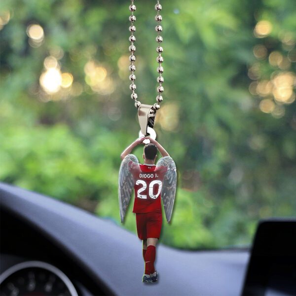 Liverpool-FC-x-Diogo-Jota-Rest-in-peace-Custom-shape-2-sided-Acrylic-Car-Ornament-JTA1020-2