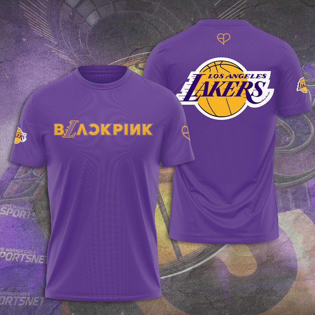 Los-Angeles-Lakers-x-Blackpink-Unisex-Performance-T-Shirt-FCS1049 Los Angeles Lakers x Blackpink Unisex Performance T-Shirt FCS1049
