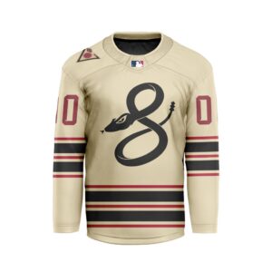 MLB Arizona Diamondbacks Personalized City Connect Style Hockey Jersey