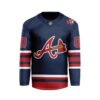 MLB Atlanta Braves Personalized Alternate Style Hockey Jersey