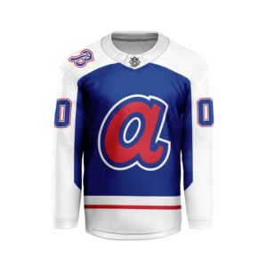 MLB Atlanta Braves Personalized Classic Style Hockey Jersey