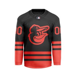 MLB Baltimore Orioles Personalized Alternate Style Hockey Jersey