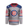 MLB Chicago Cubs Personalized Alternate Style Hockey Jersey