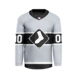 MLB Chicago White Sox Personalized Alternate Style Hockey Jersey