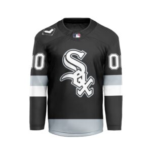 MLB Chicago White Sox Personalized Home Style Hockey Jersey