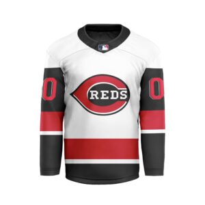 MLB Cincinnati Reds Personalized Classic Style Hockey Jersey
