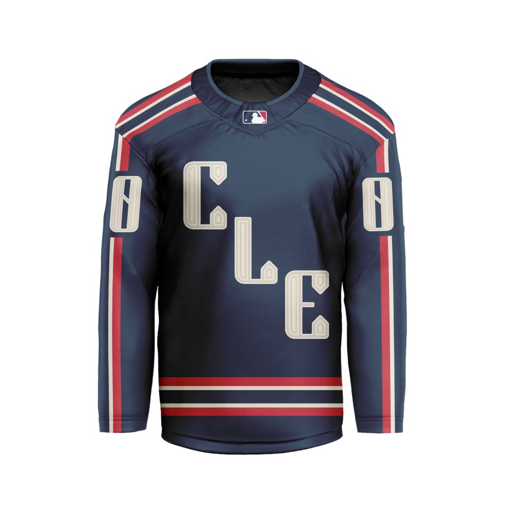 MLB-Cleveland-Guardians-Personalized-City-Connect-Style-Hockey-Jersey MLB Cleveland Guardians Personalized City Connect Style Hockey Jersey