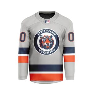 MLB Detroit Tigers Personalized Classic Style Hockey Jersey