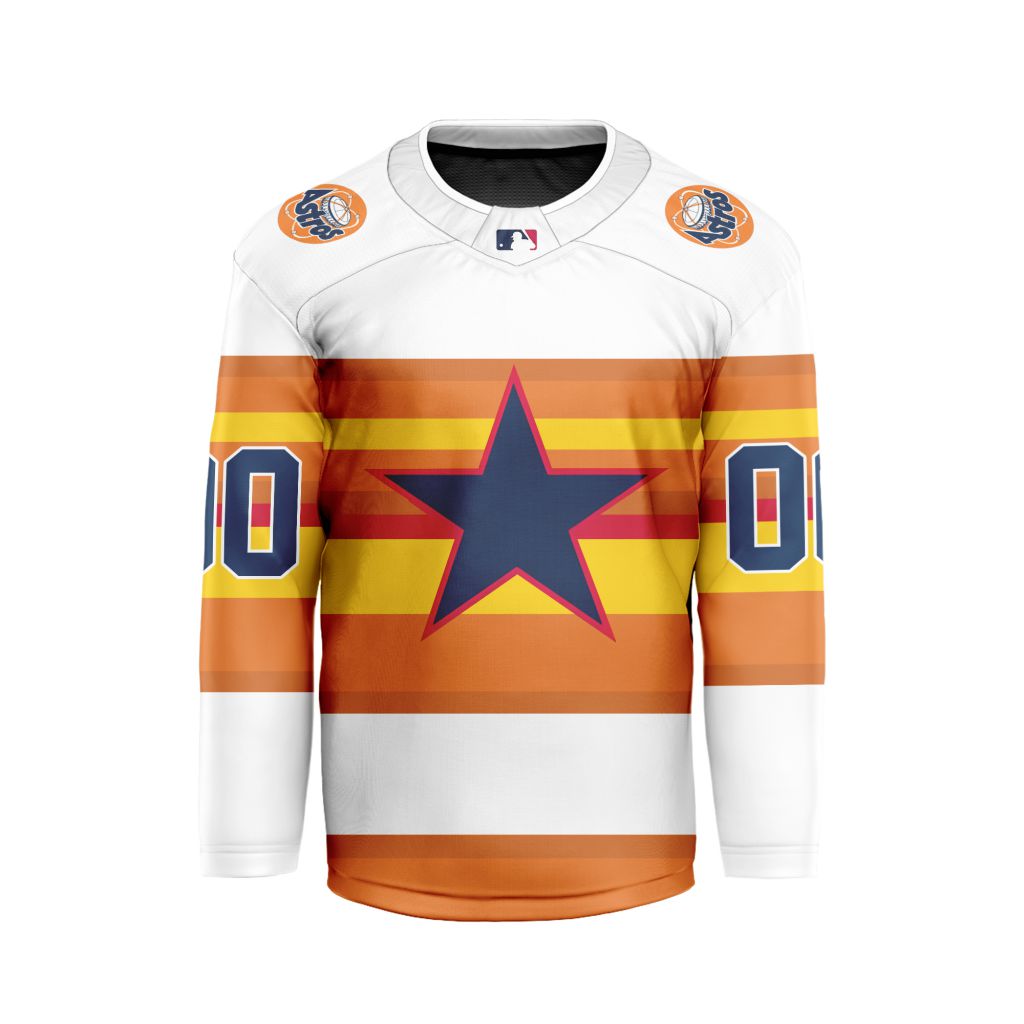 MLB-Houston-Astros-Personalized-Classic-Style-Hockey-Jersey MLB Houston Astros Personalized Classic Style Hockey Jersey