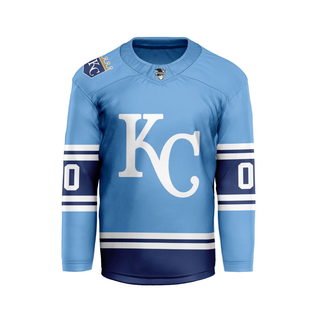 MLB-Kansas-City-Royals-Personalized-Alternate-Style-Hockey-Jersey MLB Kansas City Royals Personalized Alternate Style Hockey Jersey