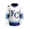 MLB Kansas City Royals Personalized Away Style Hockey Jersey