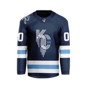 MLB Kansas City Royals Personalized City Connect Style Hockey Jersey