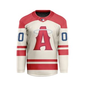MLB Los Angeles Angels Personalized City Connect Style Hockey Jersey