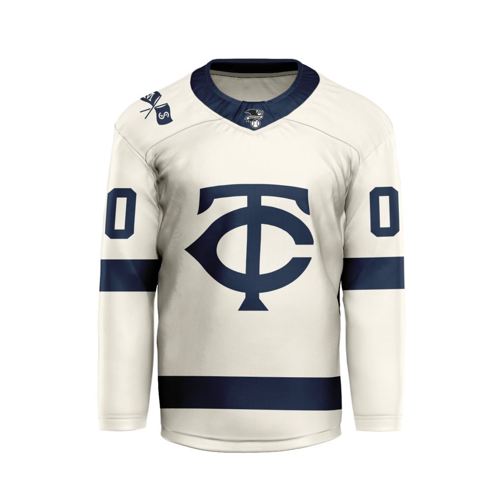 MLB-Minnesota-Twins-Personalized-Alternate-Style-Hockey-Jersey MLB Minnesota Twins Personalized Alternate Style Hockey Jersey