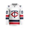 MLB Minnesota Twins Personalized Away Style Hockey Jersey
