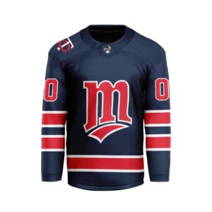 MLB Minnesota Twins Personalized Classic Style Hockey Jersey