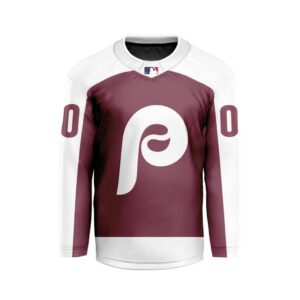 MLB Philadelphia Phillies Personalized Classic Style Hockey Jersey