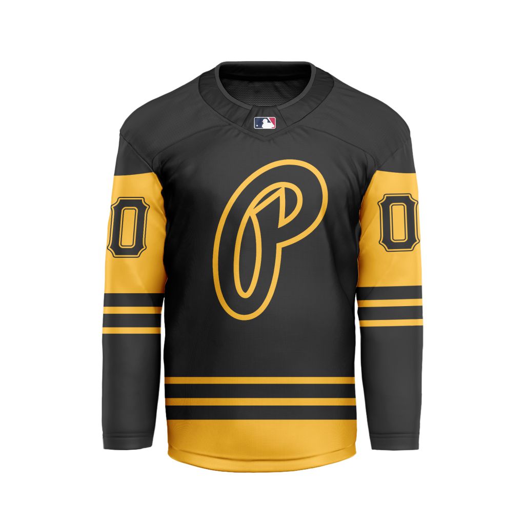 MLB-Pittsburgh-Pirates-Personalized-Alternate-Style-Hockey-Jersey MLB Pittsburgh Pirates Personalized Alternate Style Hockey Jersey