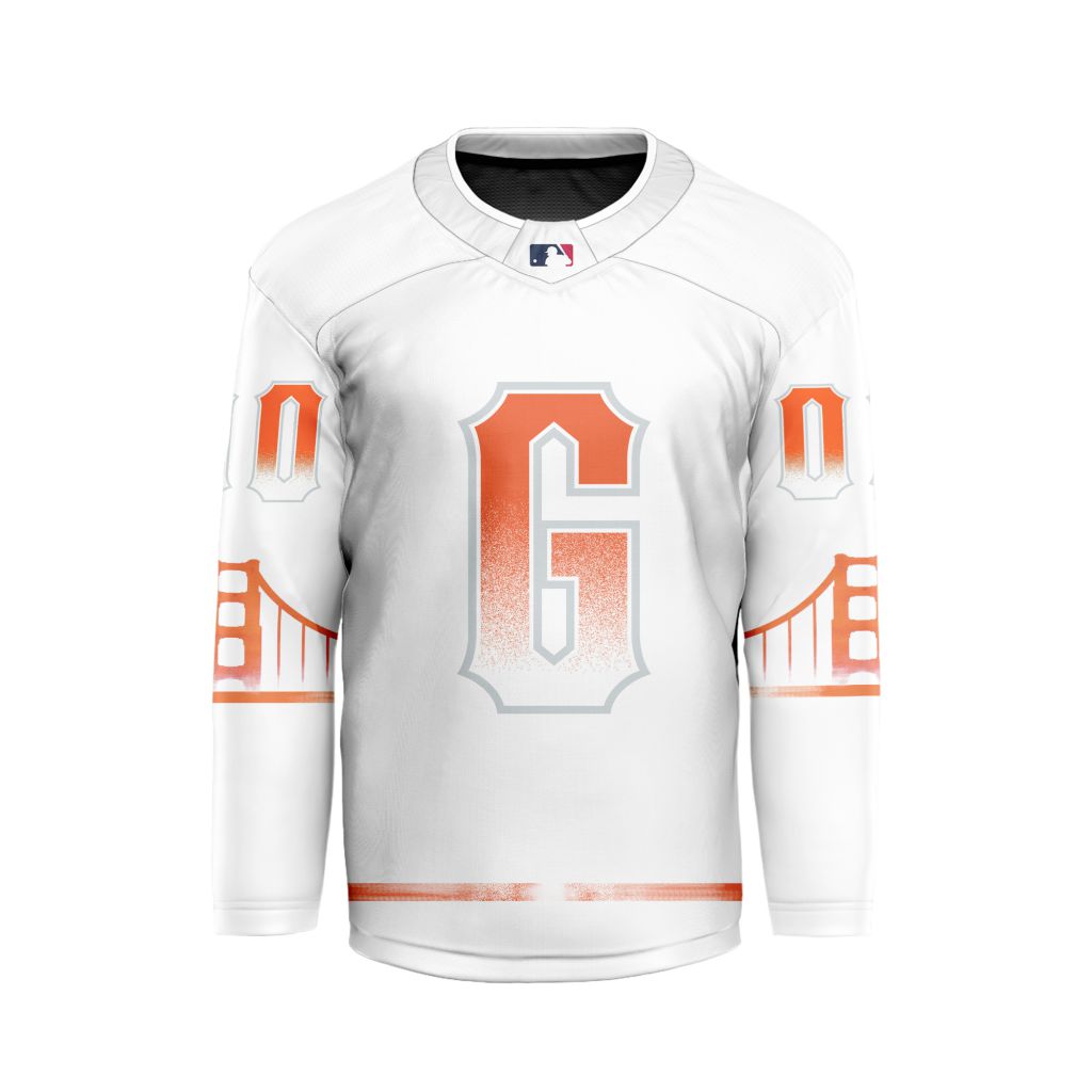 MLB-San-Francisco-Giants-Personalized-City-Connect-Style-Hockey-Jersey MLB San Francisco Giants Personalized City Connect Style Hockey Jersey