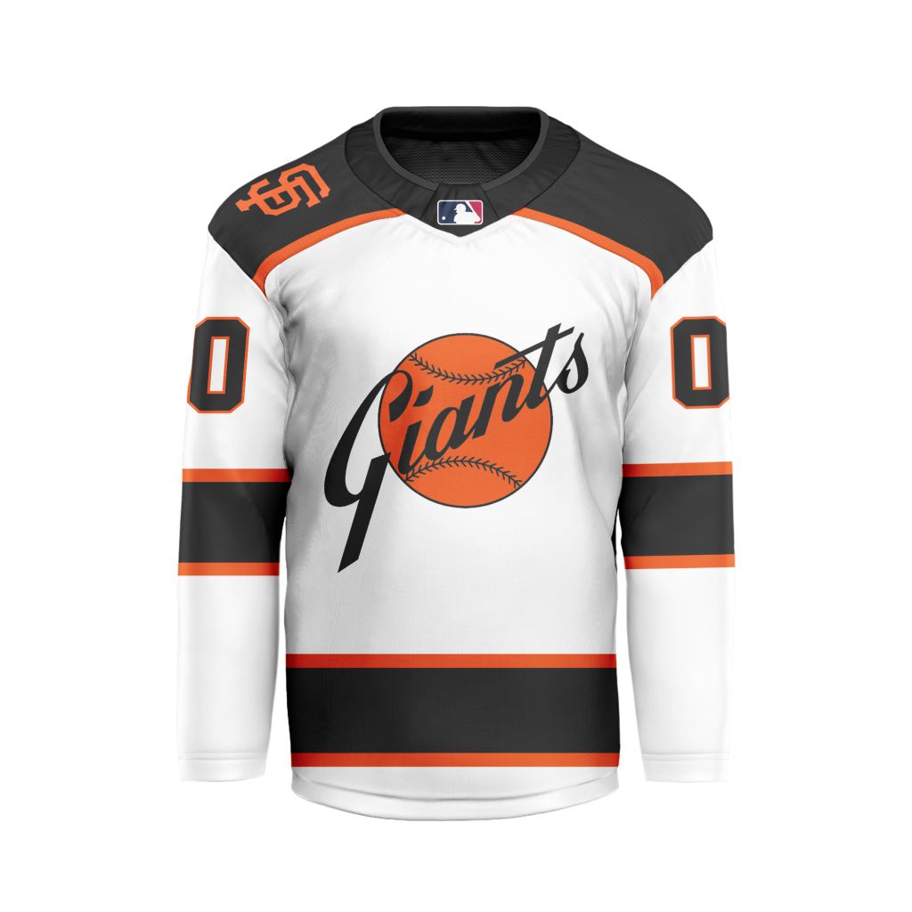 MLB-San-Francisco-Giants-Personalized-Classic-Style-Hockey-Jersey MLB San Francisco Giants Personalized Classic Style Hockey Jersey