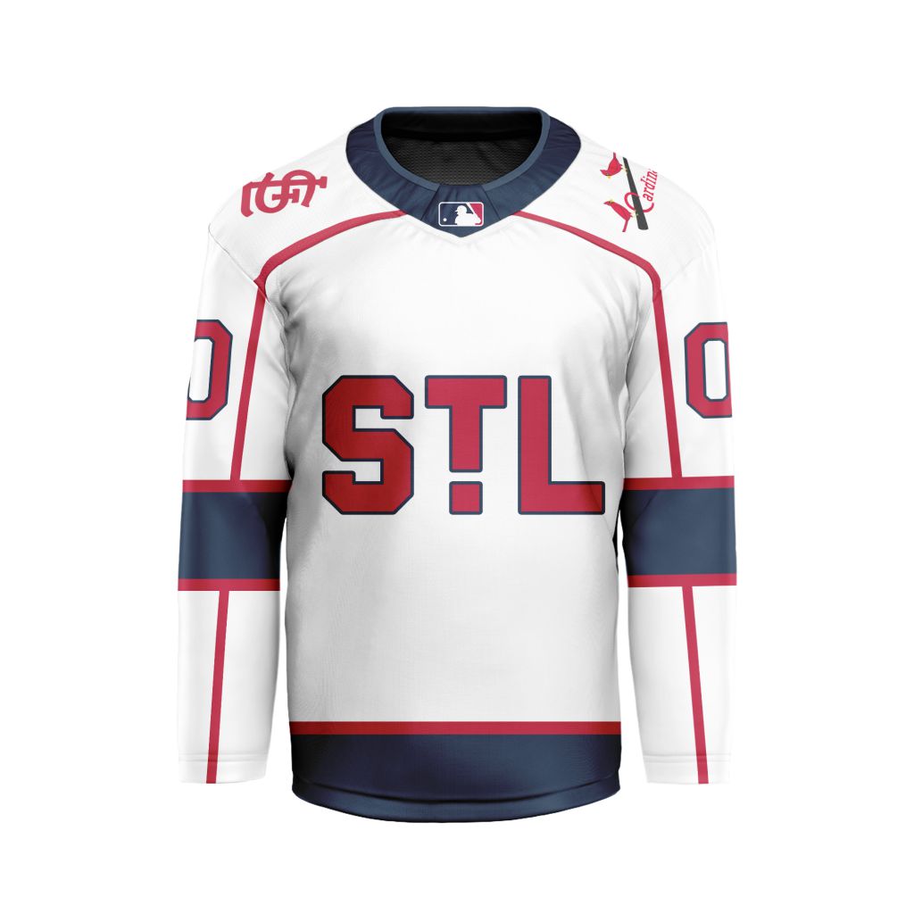 MLB-St.-Louis-Cardinals-Personalized-Classic-Style-Hockey-Jersey MLB St. Louis Cardinals Personalized Classic Style Hockey Jersey