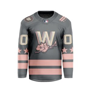 MLB Washington Nationals Personalized City Connect Style Hockey Jersey