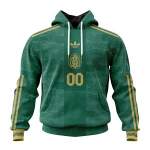 Mexico National Team Gold Cup Green Unisex Performance Hoodie