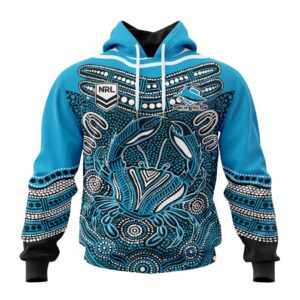 NRL Cronulla-Sutherland Sharks Special Karumba Fishing Unisex Performance Hoodie