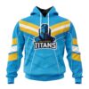 NRL Gold Coast Titans Special Chevron Unisex Performance Hoodie