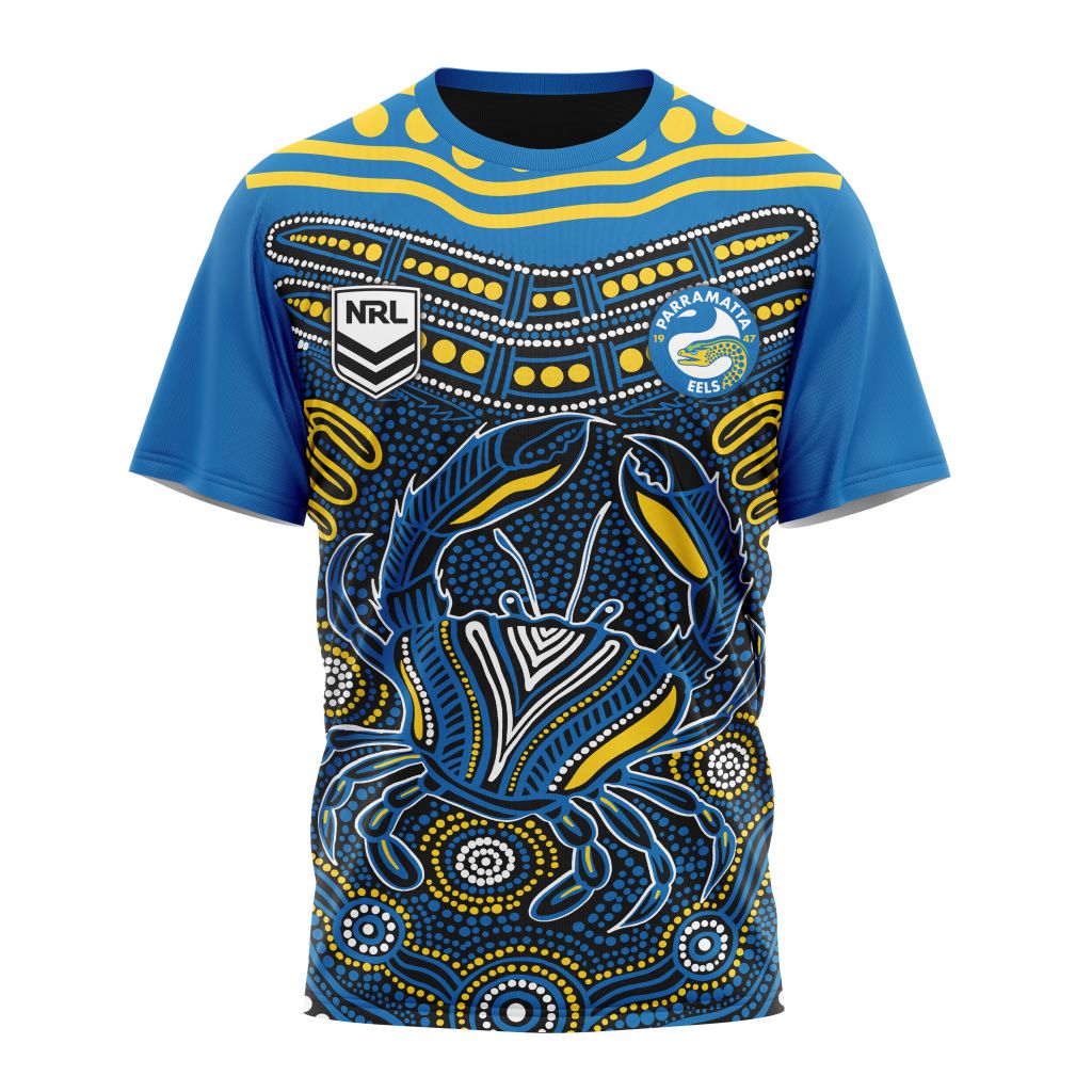 NRL-Parramatta-Eels-Special-Karumba-Fishing-Unisex-Performance-T-Shirt NRL Parramatta Eels Special Karumba Fishing Unisex Performance T-Shirt