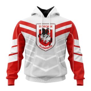 NRL St. George Illawarra Dragons Special Chevron Unisex Performance Hoodie