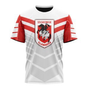 NRL St. George Illawarra Dragons Special Chevron Unisex Performance T-Shirt