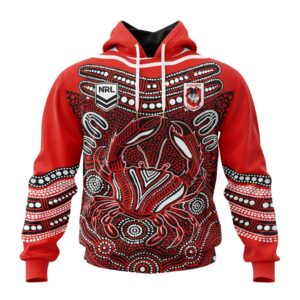NRL St. George Illawarra Dragons Special Karumba Fishing Unisex Performance Hoodie