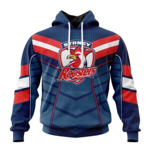 NRL Sydney Roosters Special Chevron Unisex Performance Hoodie
