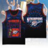 Oklahoma City Thunder Final Champs 2025 Basketball Jersey CLD1030