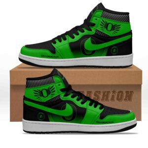 Oregon Ducks Game 12 Special Edition Air Jordan 1 Sneaker