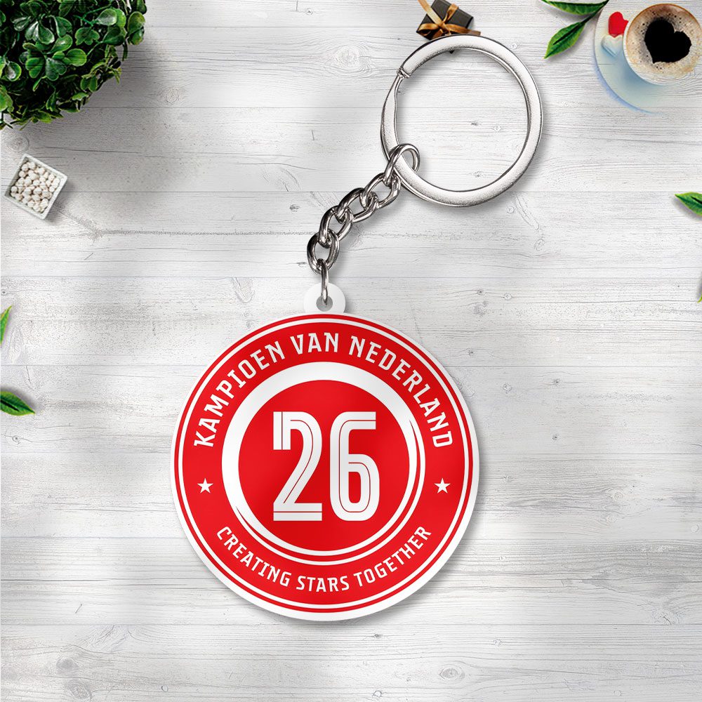 PSV-Eindhoven-Custom-Shape-2-sided-Keychain-GKC1182 PSV Eindhoven Custom Shape 2-sided Keychain GKC1182
