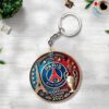 Paris Saint-Germain UEFA Champion League 2025 Winner Custom Shape 2-sided Keychain GKC1144