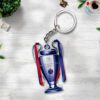 Paris Saint-Germain UEFA Champion League 2025 Winner Custom Shape 2-sided Keychain GKC1147