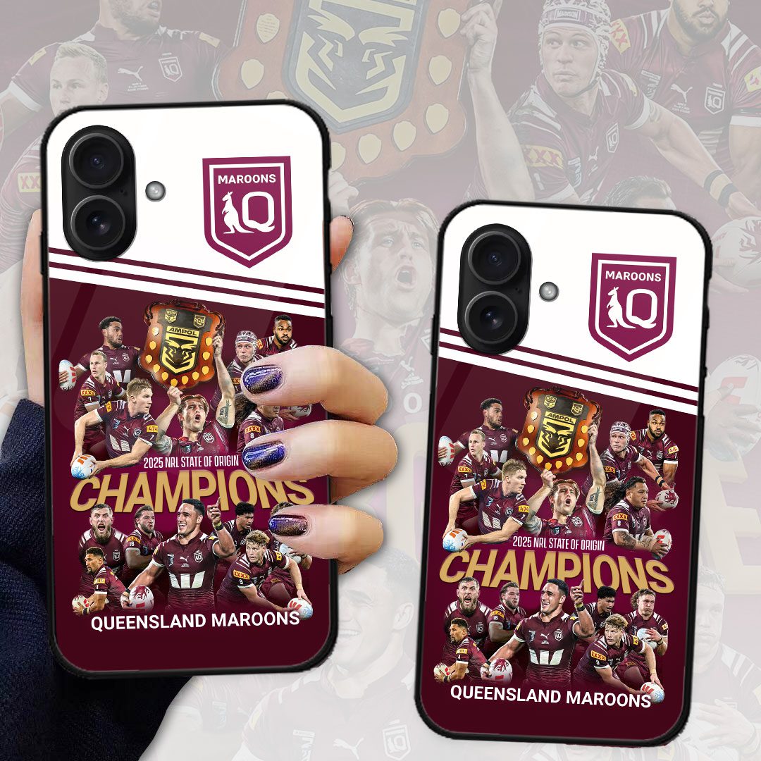 Queensland-Maroons-25th-State-of-Origin-Champion-Phone-Case-QMC1015 Queensland Maroons 25th State of Origin Champion Phone Case QMC1015