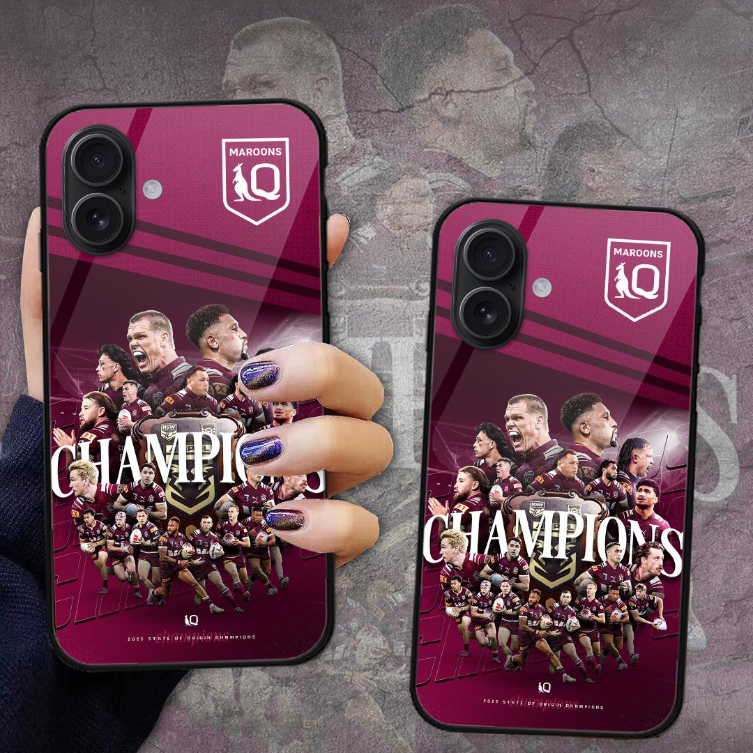 Queensland-Maroons-25th-State-of-Origin-Champion-Phone-Case-QMC1028 Queensland Maroons 25th State of Origin Champion Phone Case QMC1028