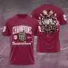Queensland Maroons 25th State of Origin Champion Unisex Performance T-Shirt QMC1007
