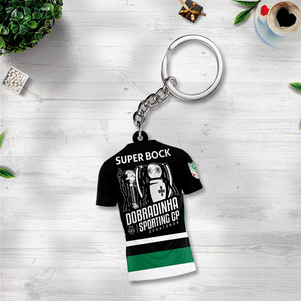 Sporting-CP-Custom-Shape-2-sided-Keychain-GKC1170-1