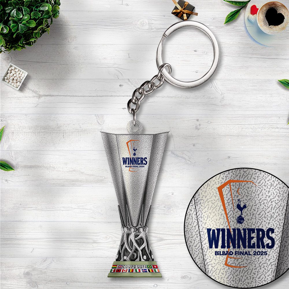 Tottenham-Hotspur-FC-Custom-Shape-2-sided-Keychain-GKC1178 Tottenham Hotspur FC Custom Shape 2-sided Keychain GKC1178